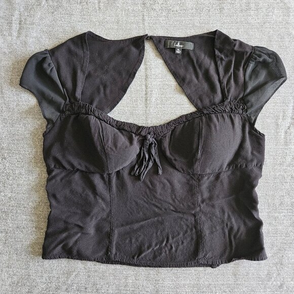 Chic Black Women's Top - Picture 12 of 14